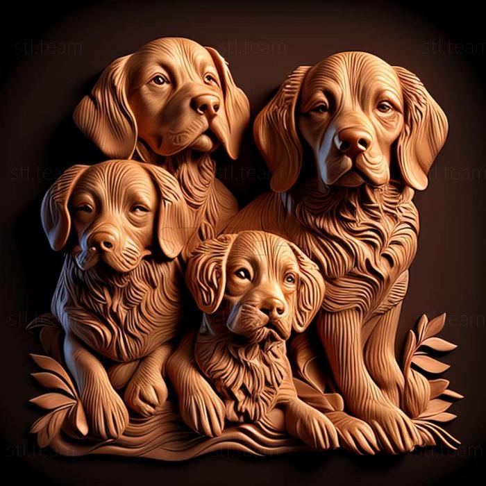 3D model dogs (STL)